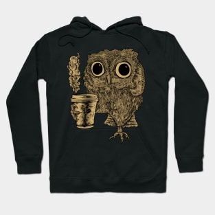 Owl Coffee Sleepy Funny Espresso Cute Hoodie